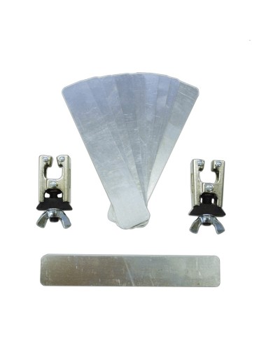 Kit 2 Klemmen + 10 Adjust.Sheets Voor Nitr.Pl.Weld.